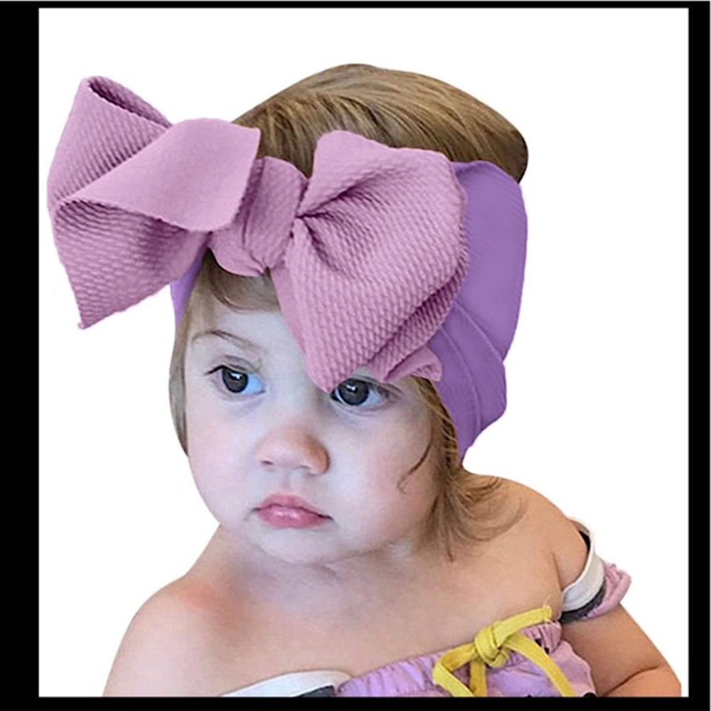 Baby Nylon Headband....Color: Purple...New
